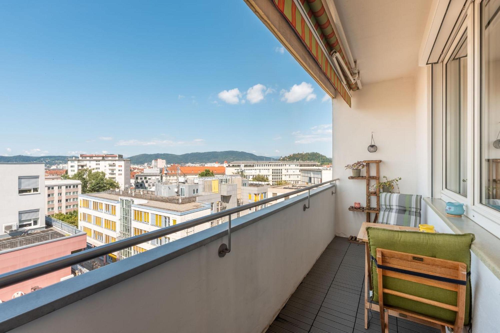 Tamliving Zentrum Luxus Parken Messe Wifi Traumaussicht Sunrise&Sunset Graz Exterior foto